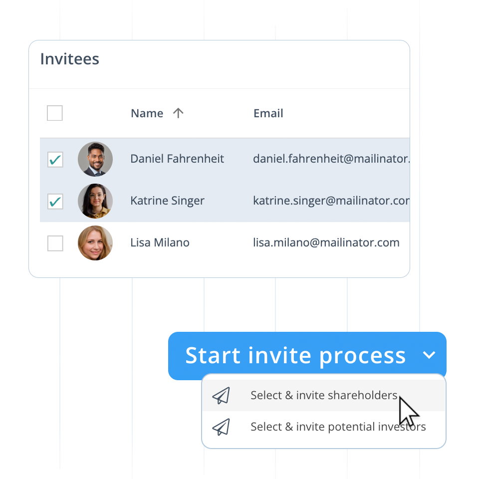 Share Issuance: Invitation