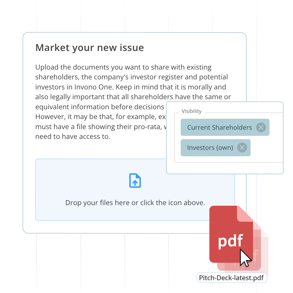 Share Issuance: Marketing