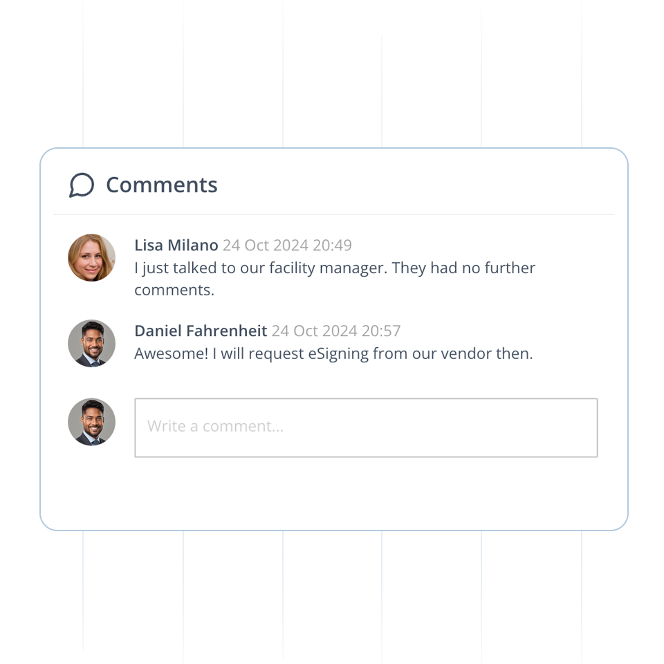 Documents: Comments